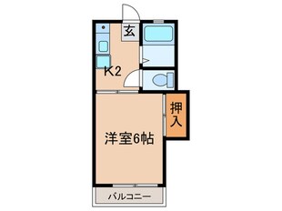 ＮＳハイツの物件間取画像